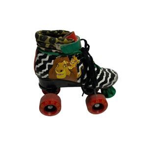 Vintage 1994 The Lion King Brookfield Kids Animal Print Roller Skates Sz 11